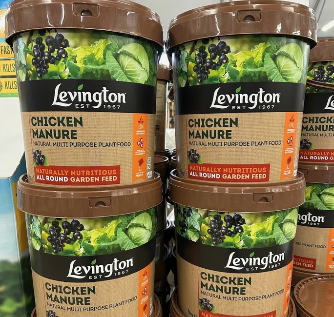 A bucket load of Chicken Manure for our Garden Club Members!